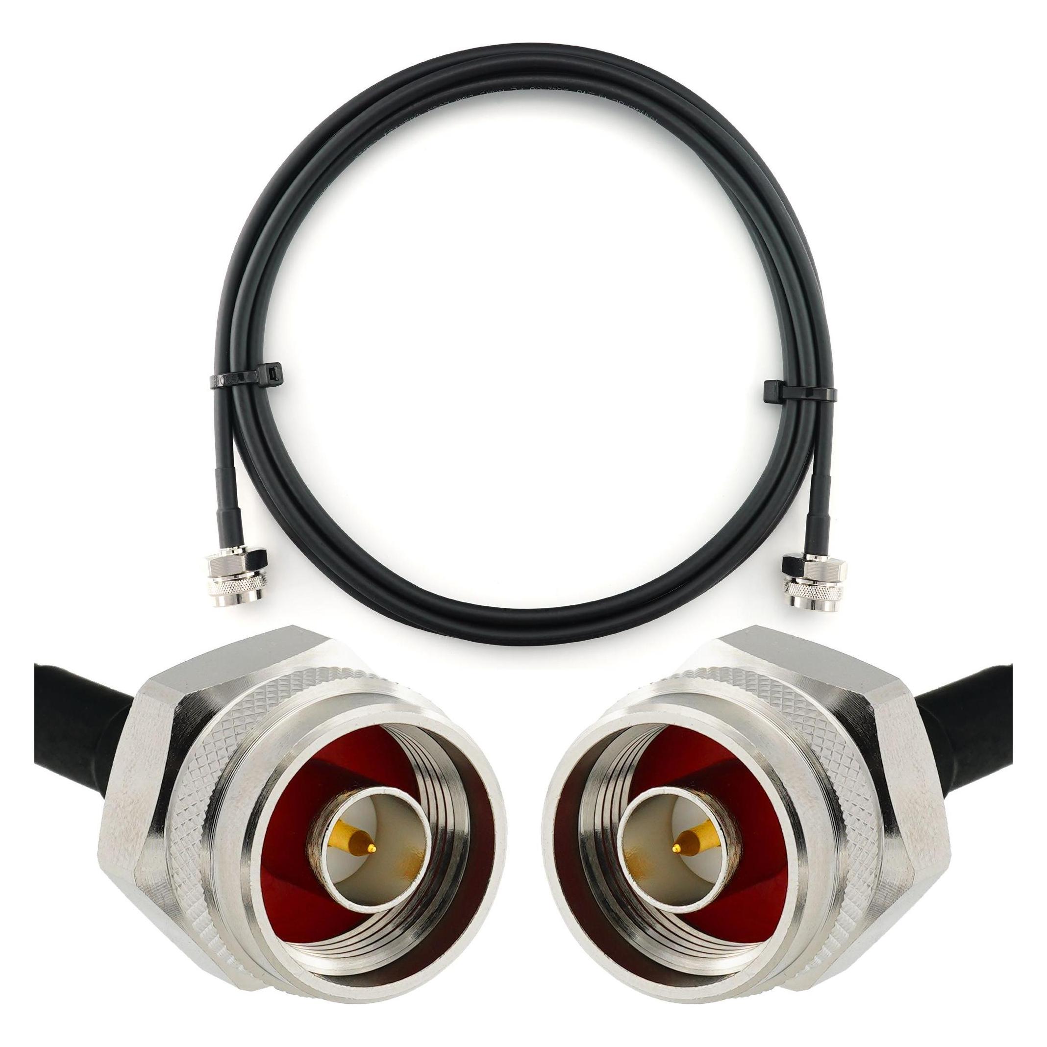 Rangeful N Male to N Male Hex 1m Coaxial Cable??? HF240 (LMR240 equivalent) HF240-NMH-NMH-1 (HF240-NMH-NMH-1)