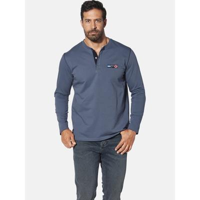 Sweatshirt JAN VANDERSTORM "Sweatshirt JORNSEN", Herren, Gr. 3XL, blau, Obermaterial: 100% Baumwolle CO., Shirts Sweatshirt