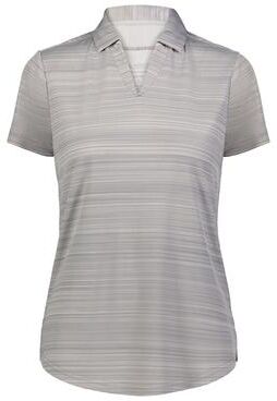 Augusta Sportswear AS7002 Women's Pursuit Polo Shirt in Grey size 2XL   Polyester 7002