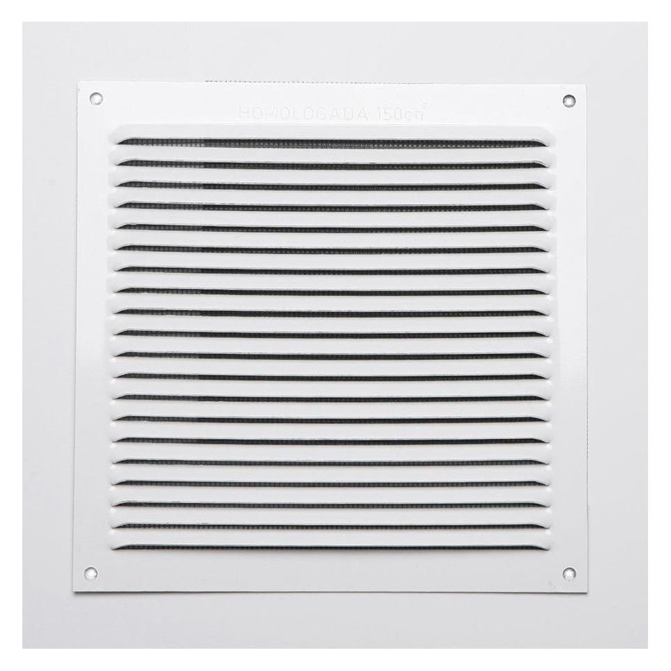 Fepre Vent cover without rim aluminium 0.6 white laquered white 170x170mm (49449912)