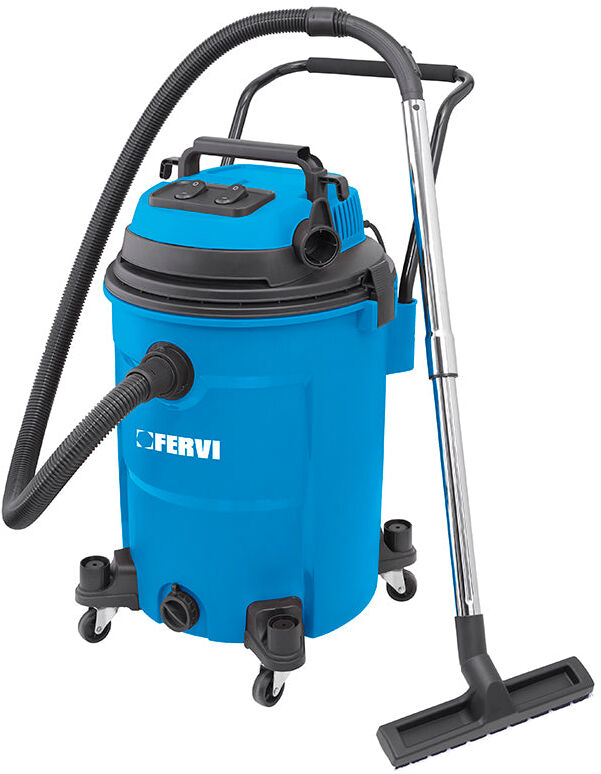 Fervi A024/602 Aspirapolvere aspiraliquidi 60l con 2 motori