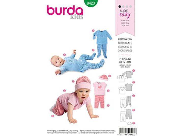Burda Snijpatroon combinatie 9423