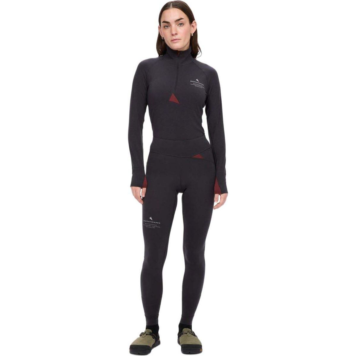 Klättermusen Fafne Long Johns W's raven (961) L 10530_961-L