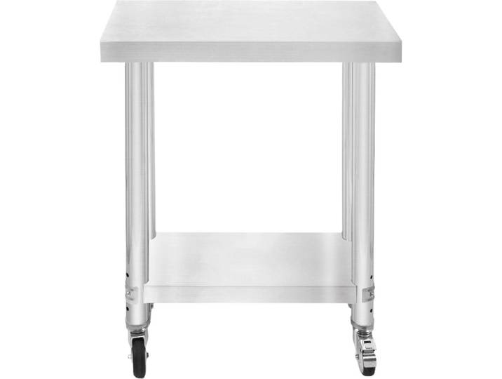 Werktafel - zilver - 80x60x30 cm - 160 kg draagvermogen