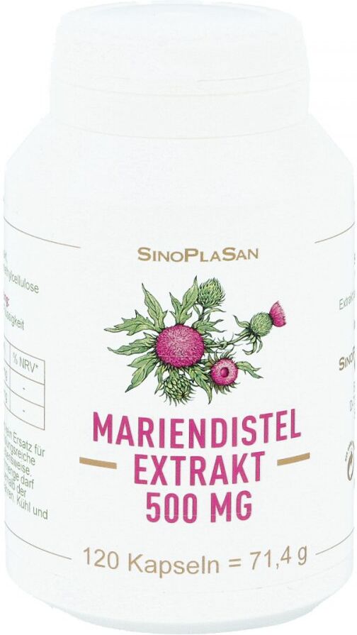 Sinoplasan Mariendistel Extrakt 500 mg Mono Kapseln