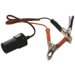 HP Autozubehör Steckdose mit Batterie-Polklemmen Belastbarkeit Strom max.=8 A 12/24 V 28108