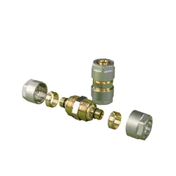 Flächenheizung Fußbodenheizung Verbindungskupplung für Heizrohre 12x1,3 mm
