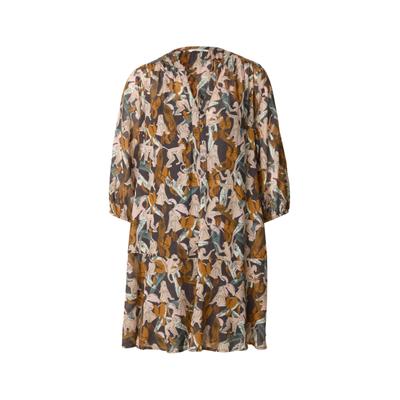 A-Linien-Kleid TOM TAILOR "Tom Tailor Tom Tailor Damen 3/4 Arm", Damen, Gr. M, US-Größen, multicolour, 55% Viskose, 45% Baumwolle, normal, Kleider