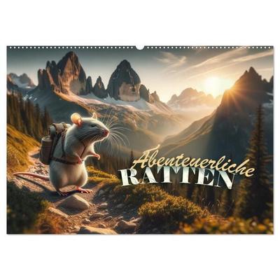 Abenteuerliche Ratten (Wandkalender 2027 DIN A2 quer), CALVENDO Monatskalender