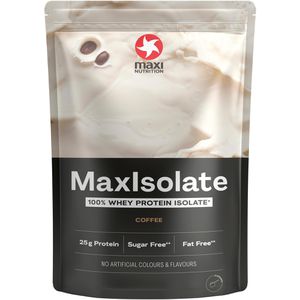MaxiNutrition Proteinpulver MaxIsolate, 1 kg, 25 g Protein je Portion (30 g), Coffee