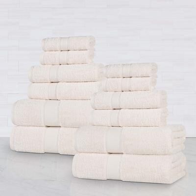 Superior Oregon Organic Cotton Solid 12-Piece Towel Set