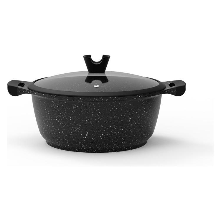 Domoletti Casserole Bl Marble D28cm 6.1l (Kochtopf, Aluminium) (49605953)