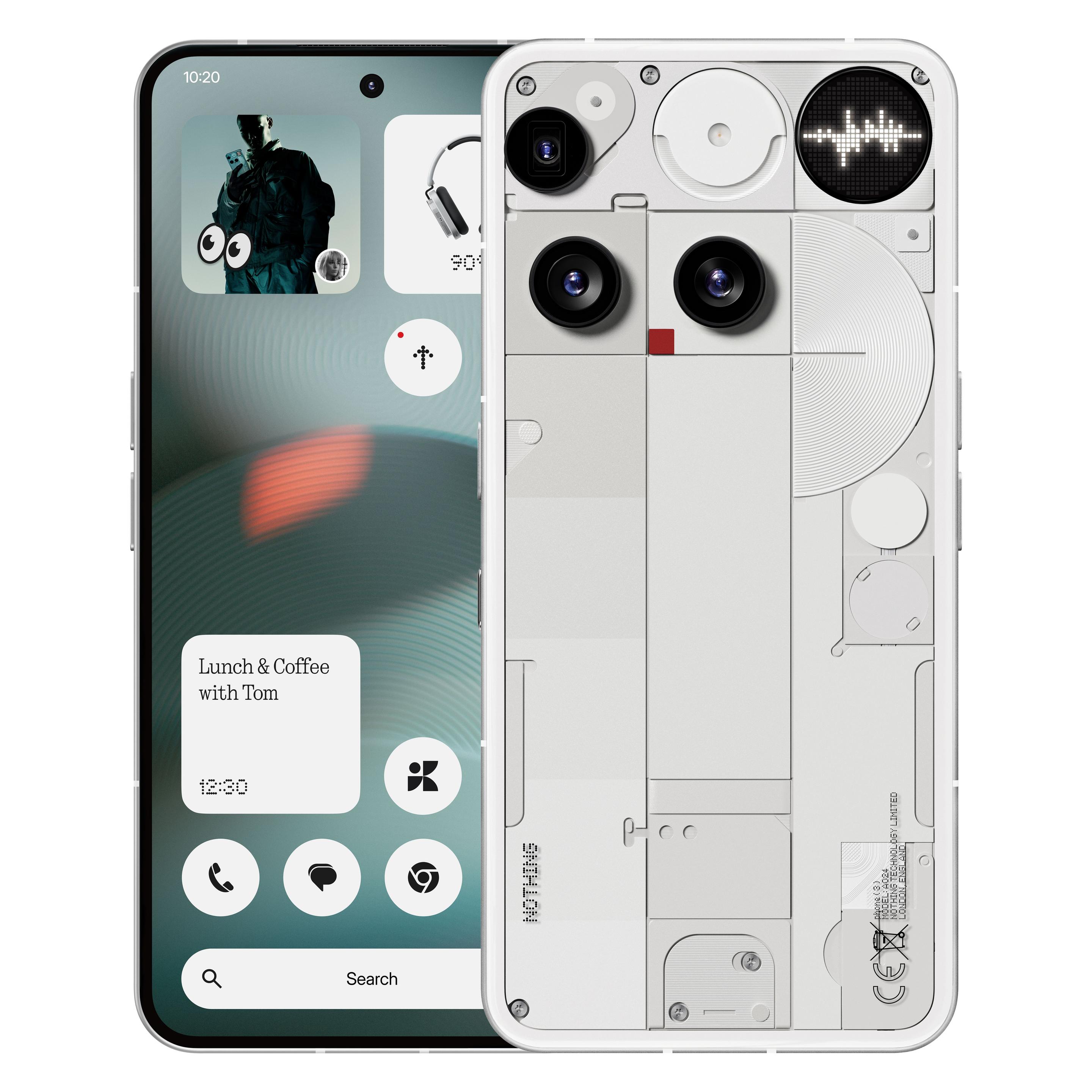 Nothing Phone (3) (512 GB, White, 6.67", Dual SIM, 5G) (A10000025)