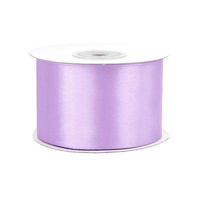 Creativery 50mm Satinband 25m Schleifenband Geschenkband Dekoband Breites Stoffband Flieder