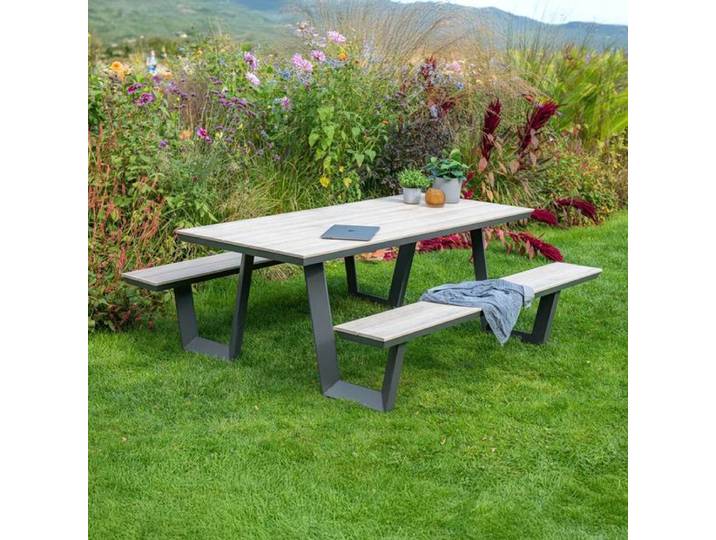 Garden Impressions Bell Gartenmöbel-Set L (6 Plätze) Tisch 200x87cm
