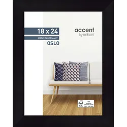 Bilderrahmen OSLO (LB 18x24 cm) - schwarz - LB 18x24 cm