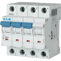 Eaton LS-Schalter m.Beschrift. PXL-C20/3N