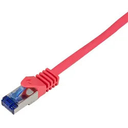 LogiLink Patchkabel Ultraflex, Cat.6A, S/FTP, rot, 0,25 m