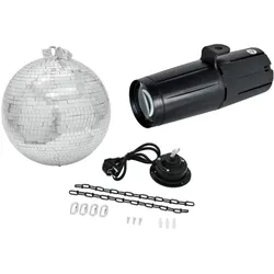 ADJ Pinspot LED II Spiegelkugel Set
