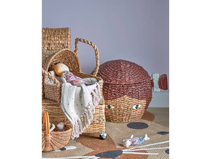Korb mit Deckel Lill 44 x 62 x 41cm Braun