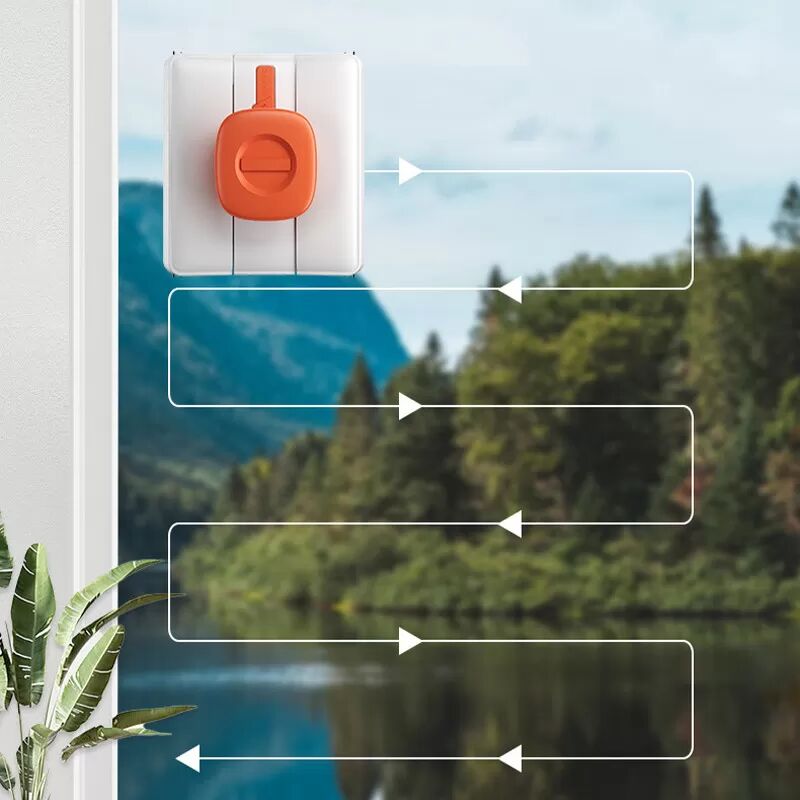 INF Magnetischer Fensterreiniger: Doppelseitiges Glasreinigungswerkzeug