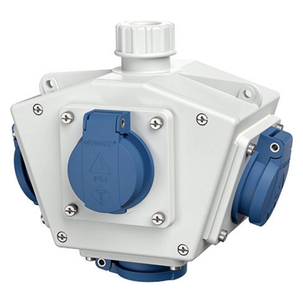 Mennekes Delta-Box (4x, CEE 7/4) (92602)