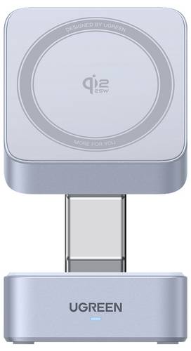 UGREEN Induktions-Ladegerät 25 W MagFlow W752 55960B Ausgänge Induktionslade-Standard Grau