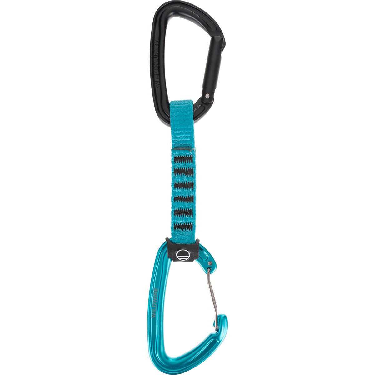 Wild Country Wildhybrid Quickdraw black/turquoise (0920) 12CM 40-0000002019-0920-12CM
