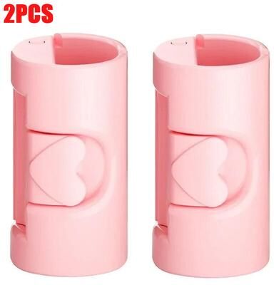 Discount Dollar Deals Non slip Bed Sheet Clips, Plastic Quilt Cover Holder, Mattress Fasteners 2pcs Pink