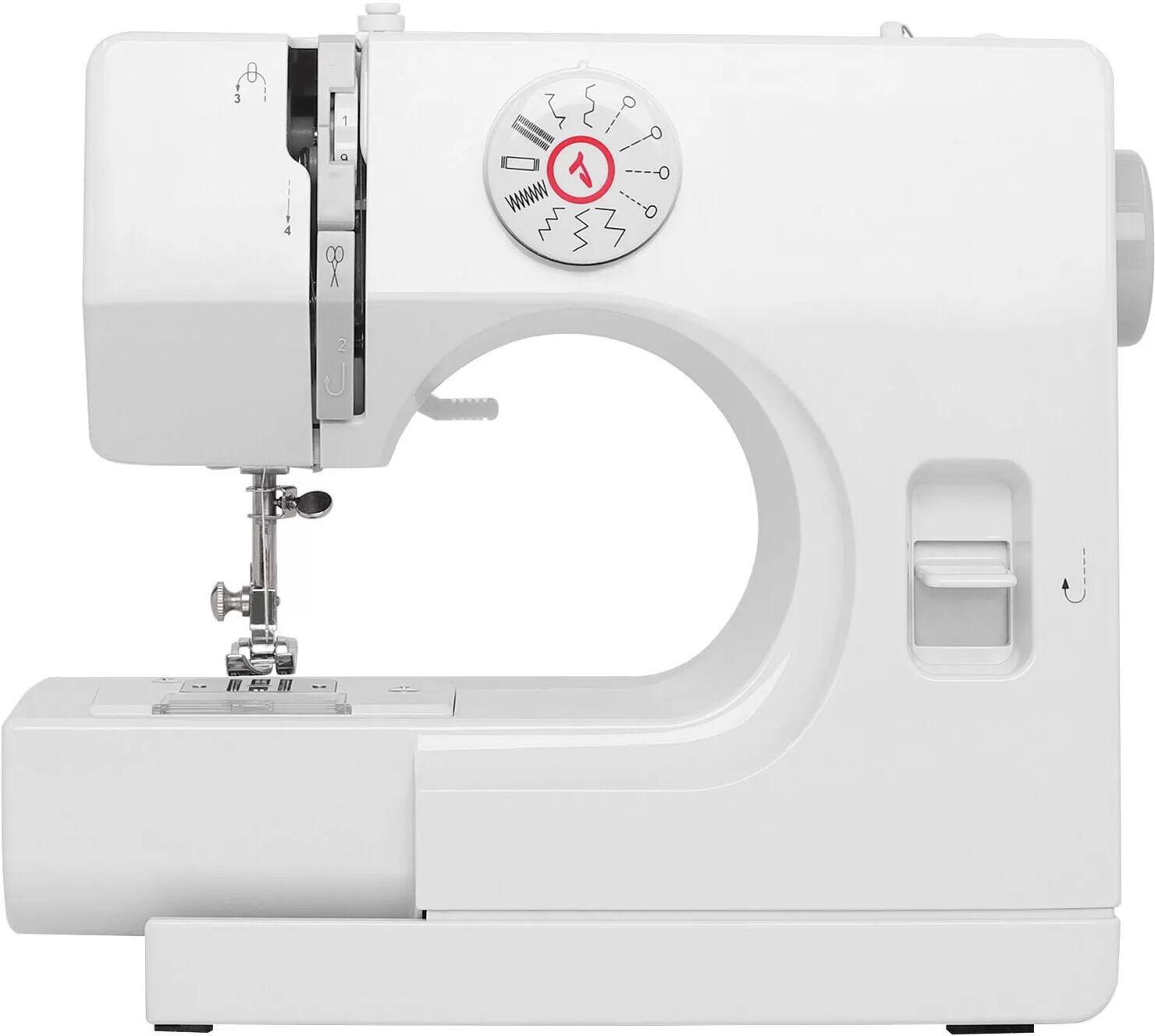 INF Machine à coudre avec accessoires, 12 points - idéale pour les débutants