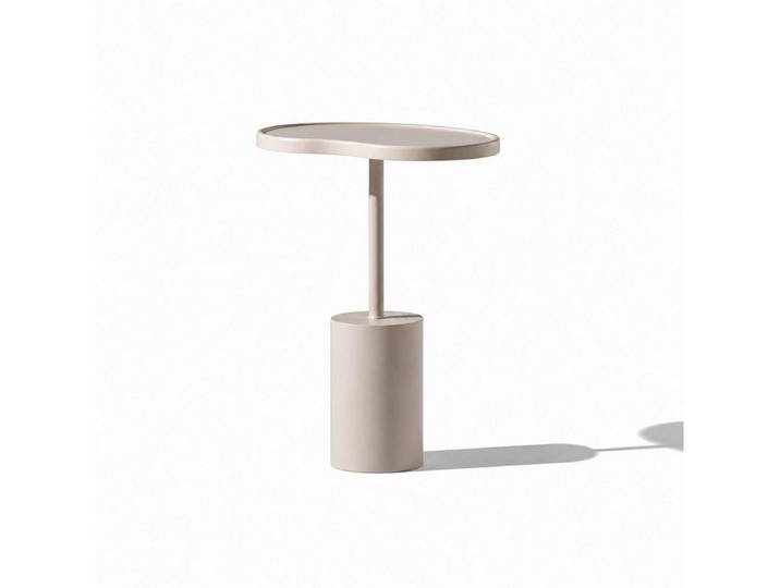 JVmoebel Beistelltisch Beistelltisch Stil modern Farbe weiß neu praktisch Schlafzimmer oval, Made in Europa