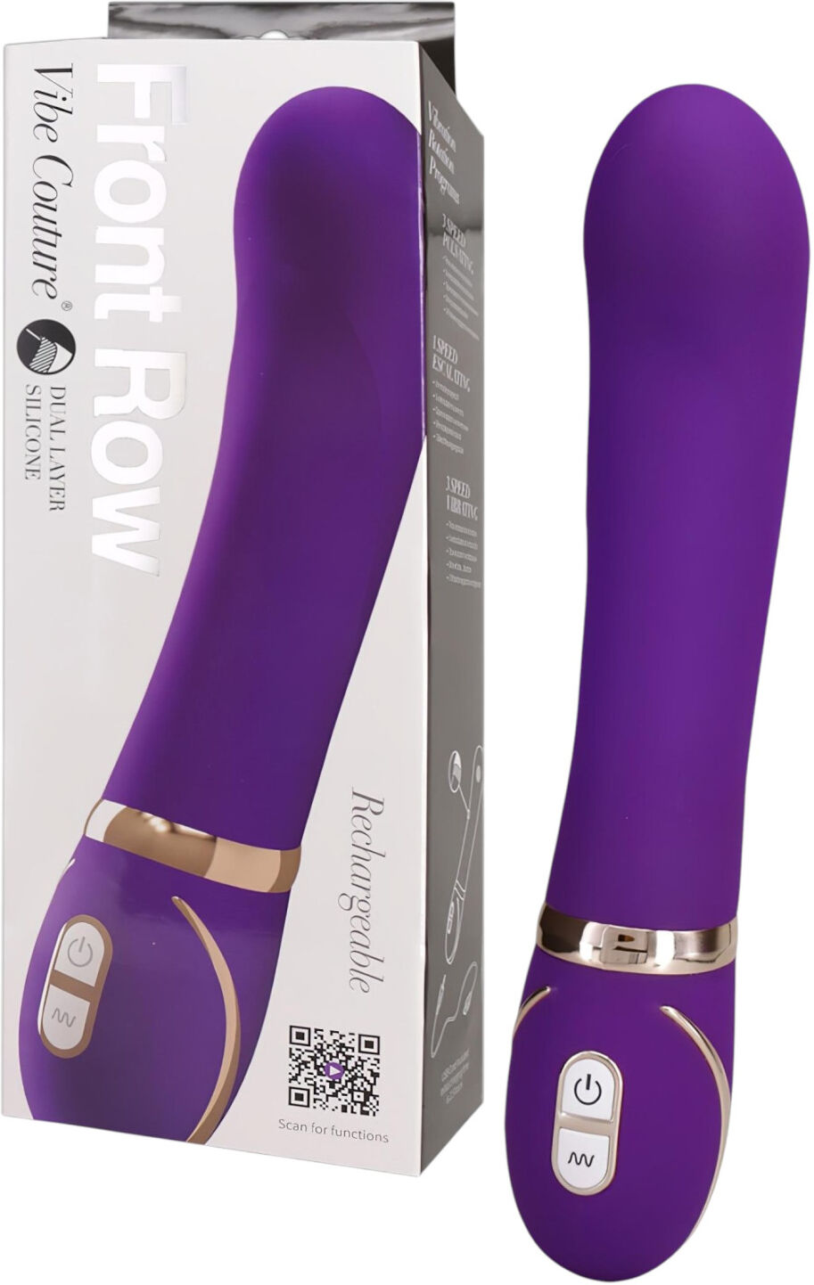 Vibe Couture Front Row - G-Spot Vibrator (Purple)