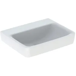 Geberit Renova Plan Waschtisch 501635001 55x44cm, ohne Hahnloch, ohne Überlauf, weiß