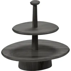 Dune Etagere 2-stufig, schwarze Esche