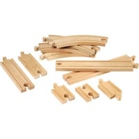 World Kleines Schienensortiment, Bahn holz