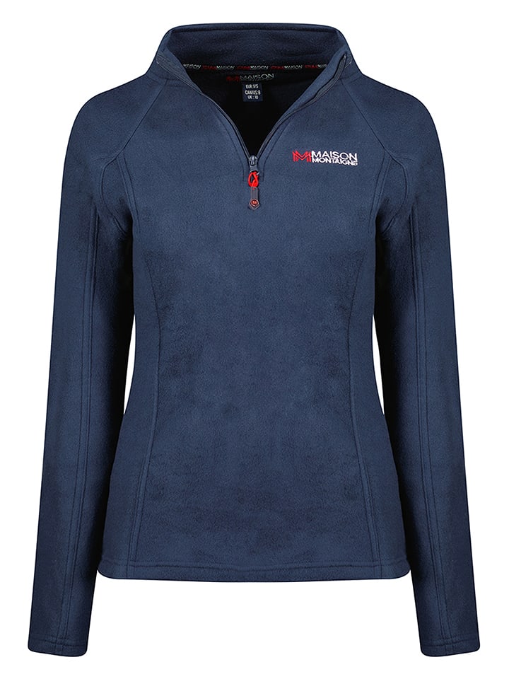 Maison Montaigne Fleecepullover "Tumai" in Dunkelblau - S