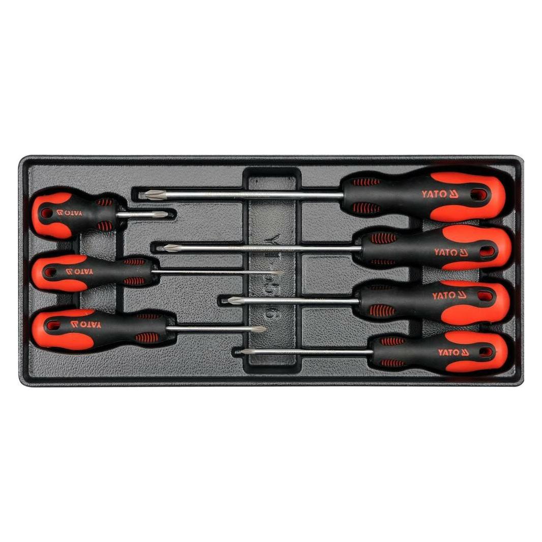 Yato Pvc Tray With 7pcs Phillips Screwdrivers (YT-5536)