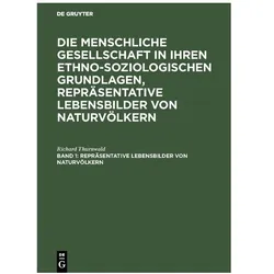 Thurnwald:Repräsentative Lebensbilder v, Sachbücher von Richard Thurnwald