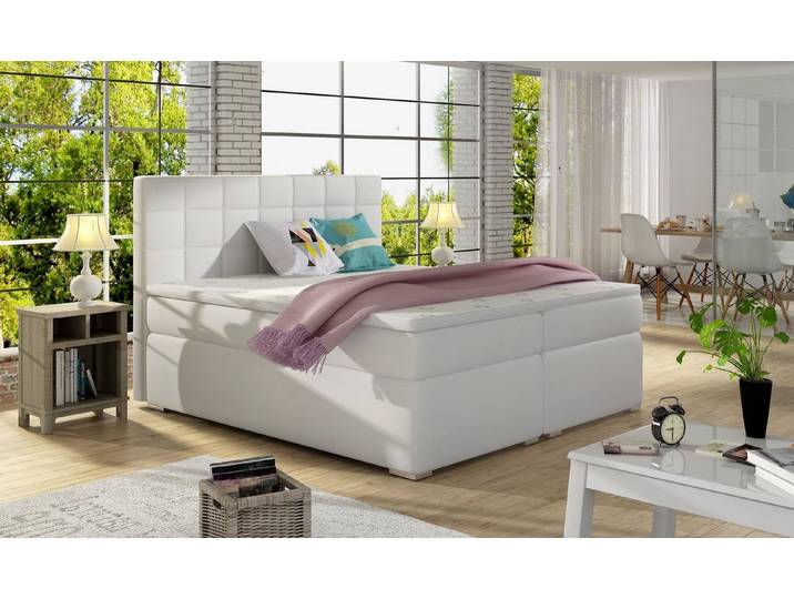 Best for Home Boxspringbett Alice mit Bettkasten & Bonellfederkern inkl. Topper (140x200 160x200 180x200 cm), Handwerksqualität, TOP Preis-Leistungs-Verhältnis