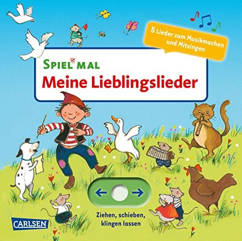 Spiel mal - Meine Lieblingslieder: Ziehen, spielen, klingen lassen. 5 Lieder zum Musik machen und Mitsingen​. Ziehen, spielen, klingen lassen. 5 Lieder zum Musik machen und Mitsingen​ - Preis vom 09.10.2026 07:28:09 h