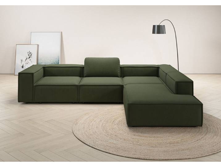 Home affaire Ecksofa Watertown luxuriöses Design & erstklassige Qualität, Japandi Design, Breite 311 cm