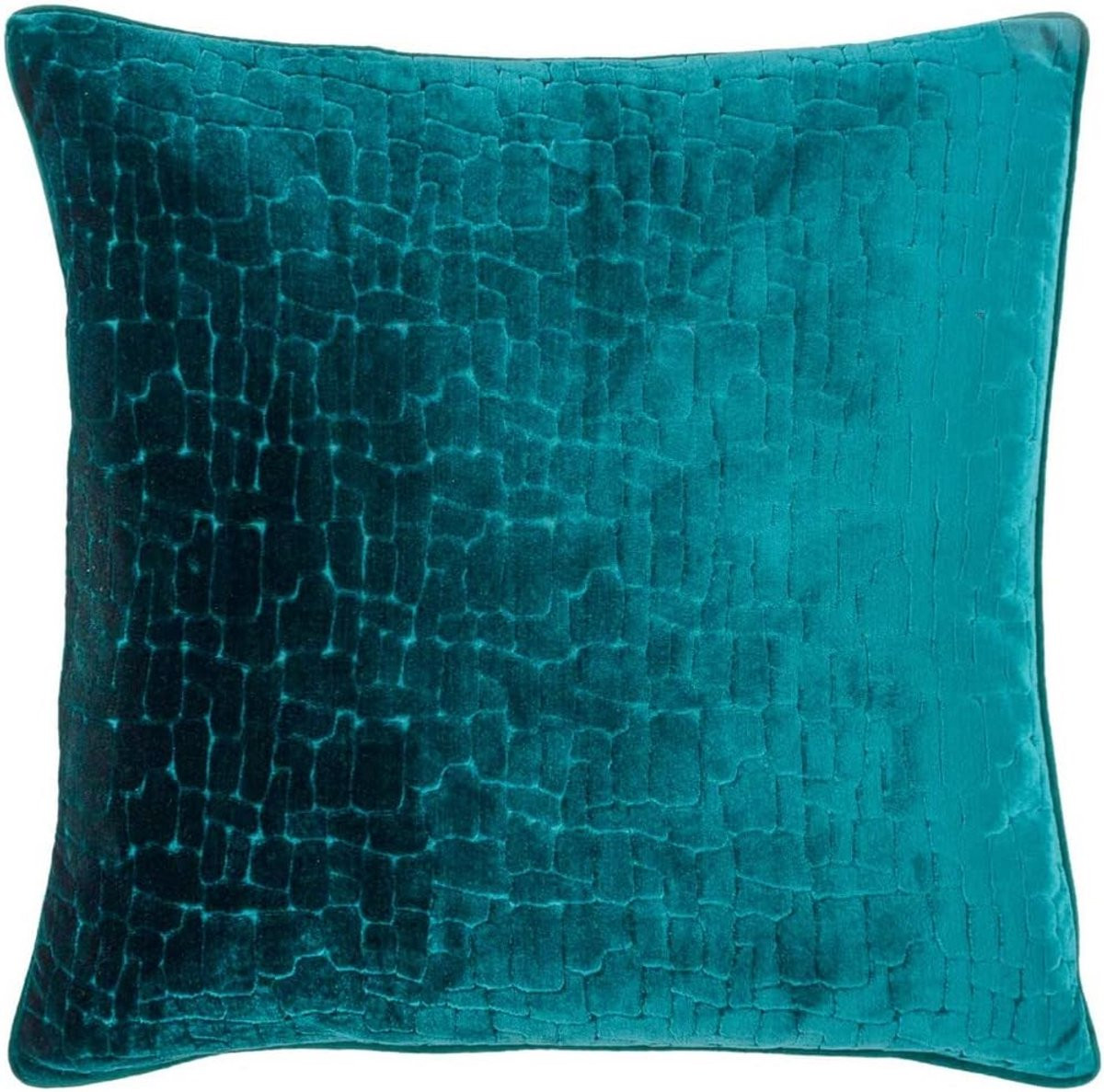 Luxe Velours Sierkussenhoes met Decoratieve Rand