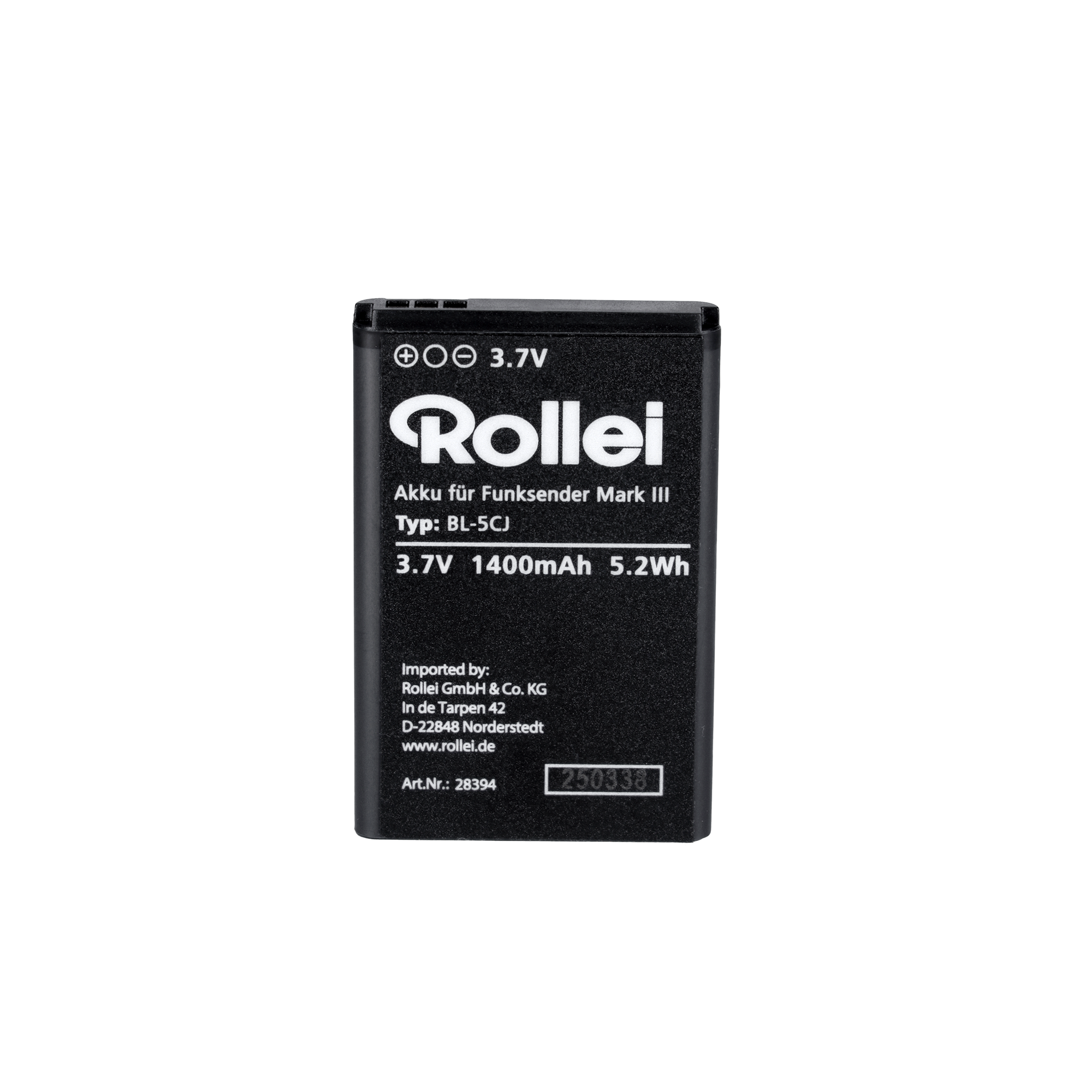 Rollei Akku für Funksender Mark III 28394