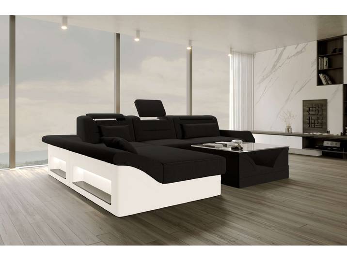 Ecksofa Monza L Form Stoffsofa