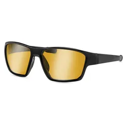 Sonnenbrille ESCHENBACH OPTIK "Sportfassung asensys 511", Herren, orange (orange, gelb), Sonnenbrillen Sonnenbrille, Reduziert Streulicht und visuelle Reize bei Reizüberflutung