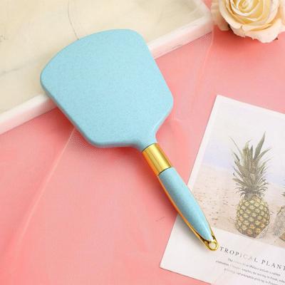 Fusion Finds Vintage Handheld Makeup Mirror With Handle Portable Vanity Beauty Mirror For Travel, Salon & Daily Makeup 02 blue