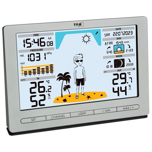 TFA 35.1097.54 silber METEO JACK Funk-Wetterstation