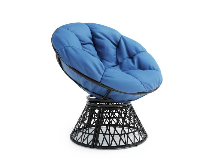 Loungesessel drehbar FOLKER blau