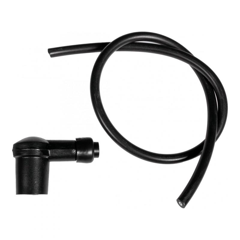 1Tek Origine Kit fil de bougie noir 7mm avec antiparasite