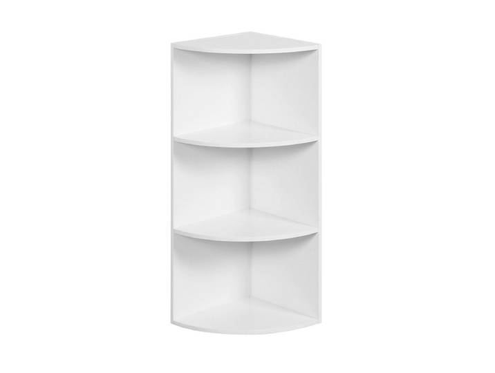 Eck Bücherregal KIKI 29x29x80cm 3 Fächer 3 Tablare weiss